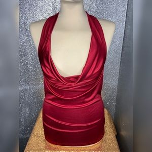 Draped Neck Top
